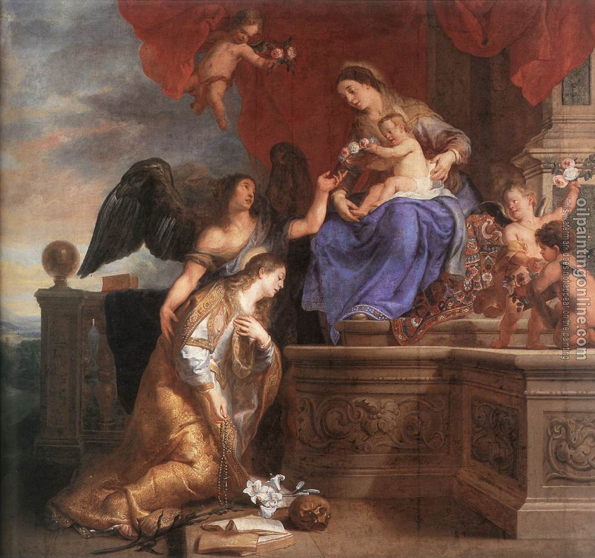 Gaspard de Crayer - The Coronation Of St Rosalie